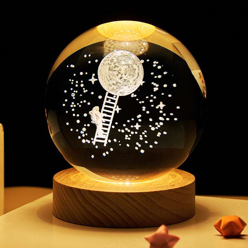 Galaxy Crystal Ball Lamp