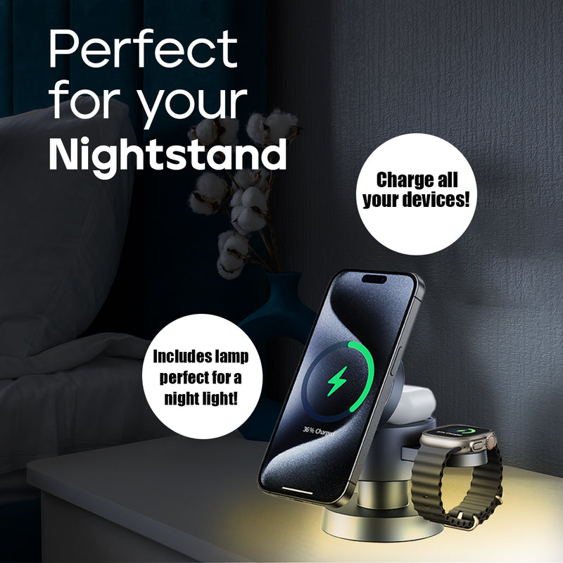 4-IN-1 Wireless Charger Lamp Pro