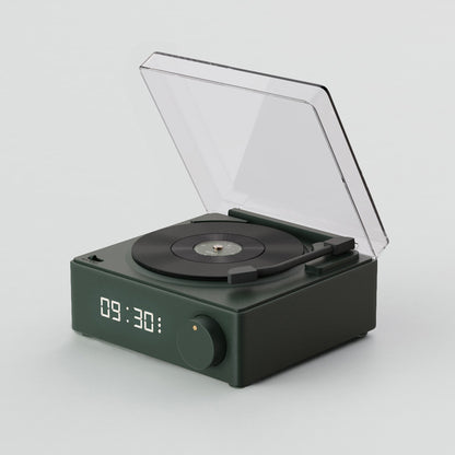 RetroTime - Bluetooth Phonograph Speaker Clock