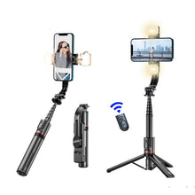 Load image into Gallery viewer, Premium Pro Selfie Stick/Tripod with Fill Lights
