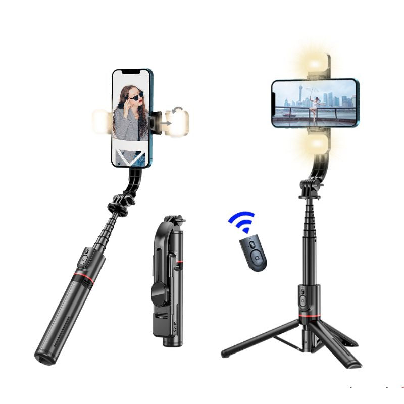 Premium Pro Selfie Stick/Tripod with Fill Lights