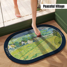 Load image into Gallery viewer, Diatomite Oil Painting Super Absorbent Floor Mat
